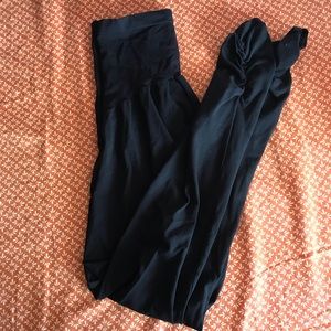 Ruched Full-Length, Full-Panel Maternity Leggings